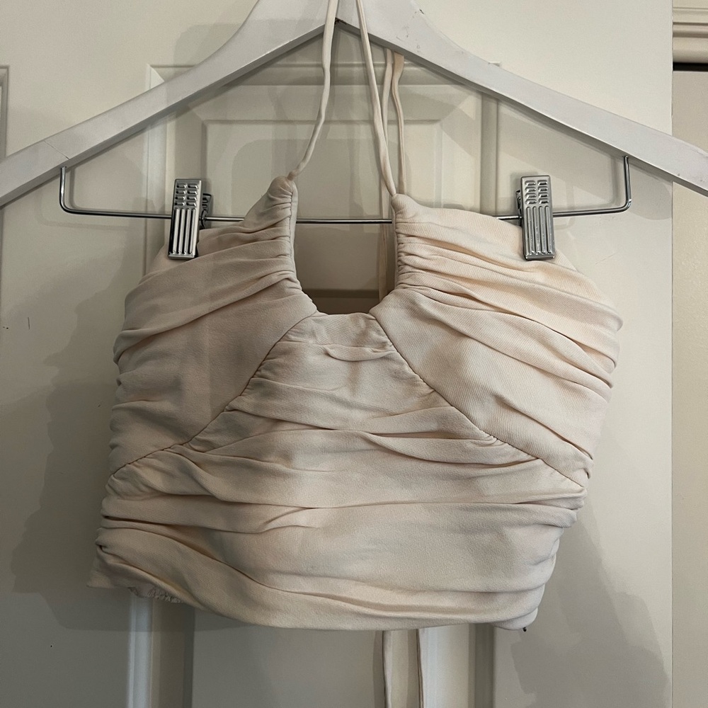 Zara cream top size small